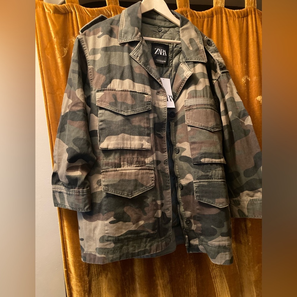 Zara camo jacket